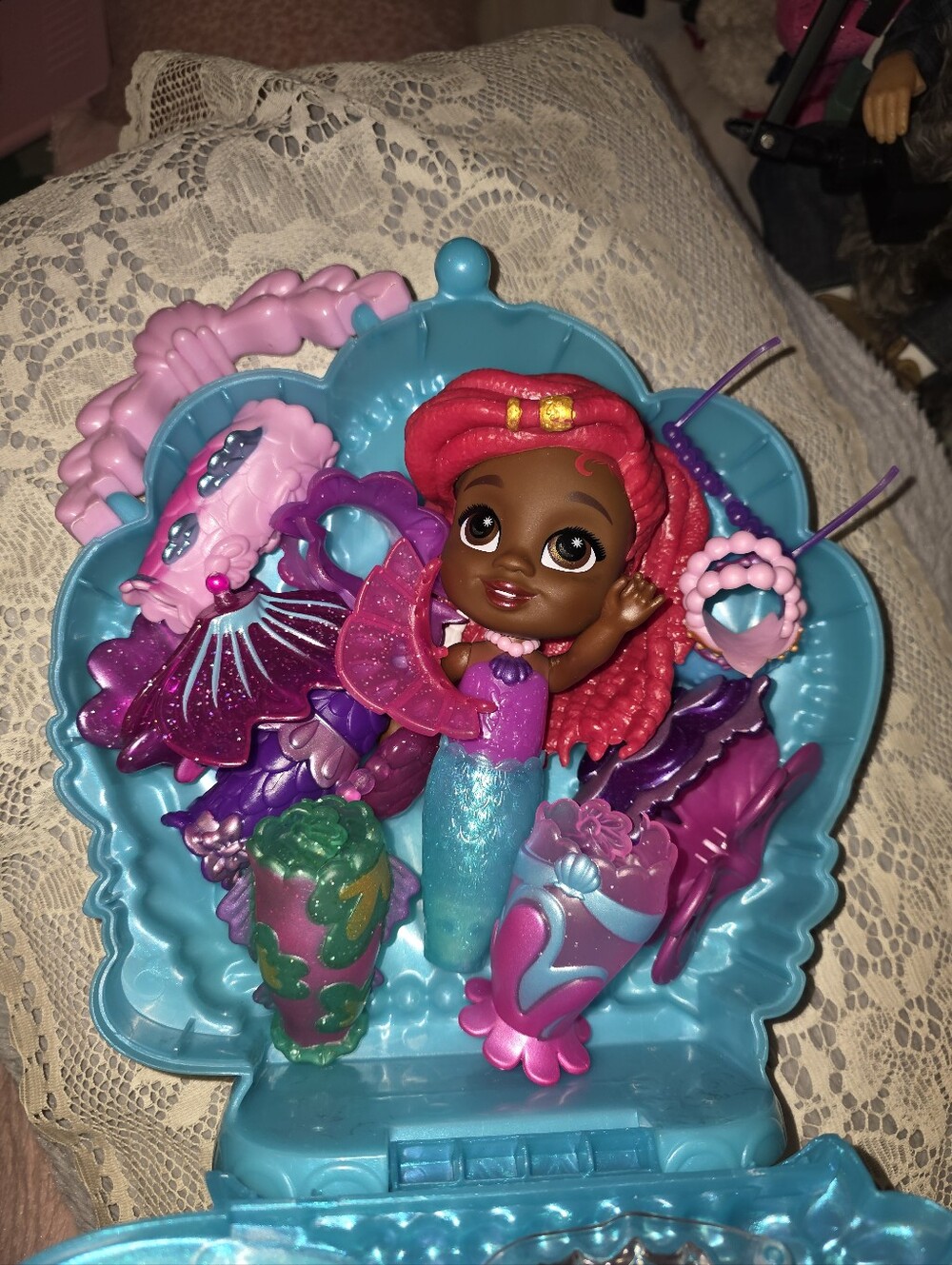 Mermaid Doll Playset - Snap-on